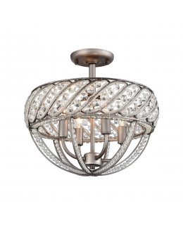 Elk  11091-4  Bradington Semi Flush Mount Ceiling Fixture